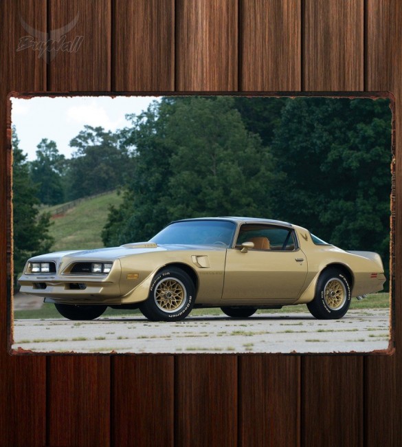 Металлическая табличка Pontiac Firebird Trans Am Y-88 Gold Special Edition Металлическая табличка Pontiac Firebird Trans Am Y-88 Gold Special Edition